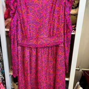 Lilly Pulitzer Passion Fruit Pink Romper